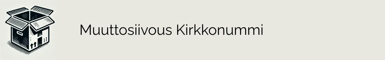 Muuttosiivous Kirkkonummi