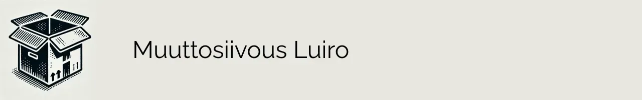 Muuttosiivous Luiro