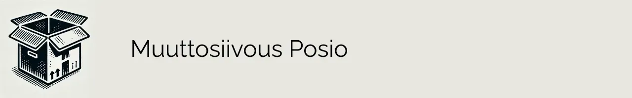 Muuttosiivous Posio